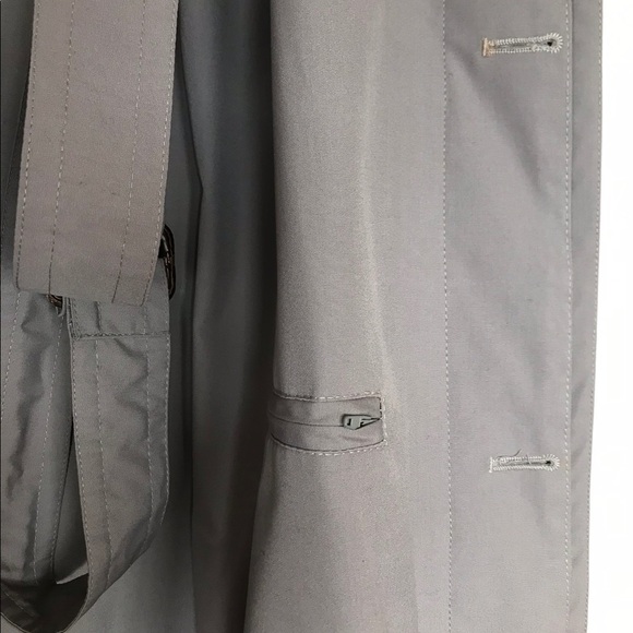 Oversized Vintage Chaps Trench Coat Raincoat 44R - Picture 3 of 7